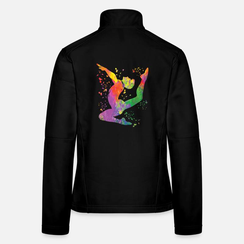 Turner Boden Kunstturnen - Frauen Softshelljacke - Schwarz