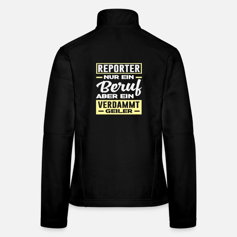 Journaliste d’investigation Profession de journaliste Veste en tissu softshell Femme