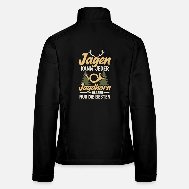 Chasse Cor Chasseur Chasse Cor Souffleur Chasse Chasse Veste en tissu softshell Femme