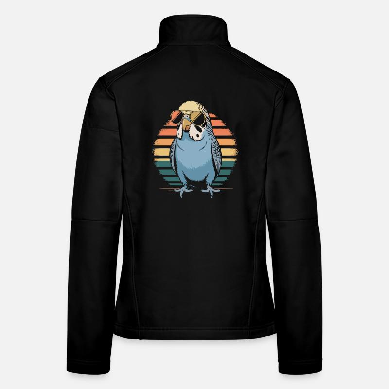 Wellensittich Frauen Softshelljacke