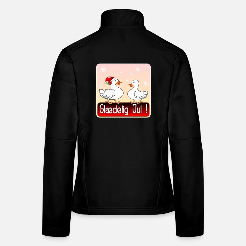 Frohe Weihnachten Weihnachtsgans Frauen Softshelljacke