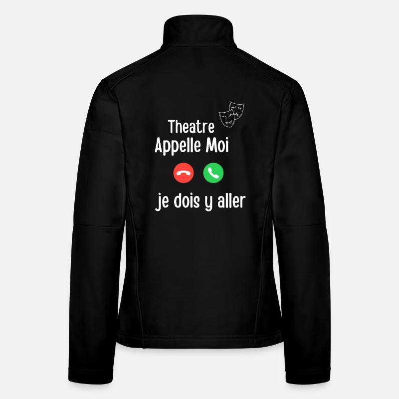 Theater Call Me Notfall - Frauen Softshelljacke - Schwarz