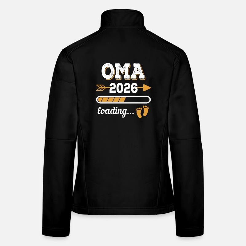 Oma 2026 Loading Zukünftige Großmutter Geschenk Frauen Softshelljacke