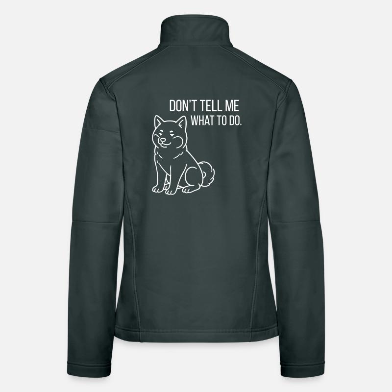 Shiba Inu Vibes - Klein, stolz, eigenwillig Frauen Softshelljacke