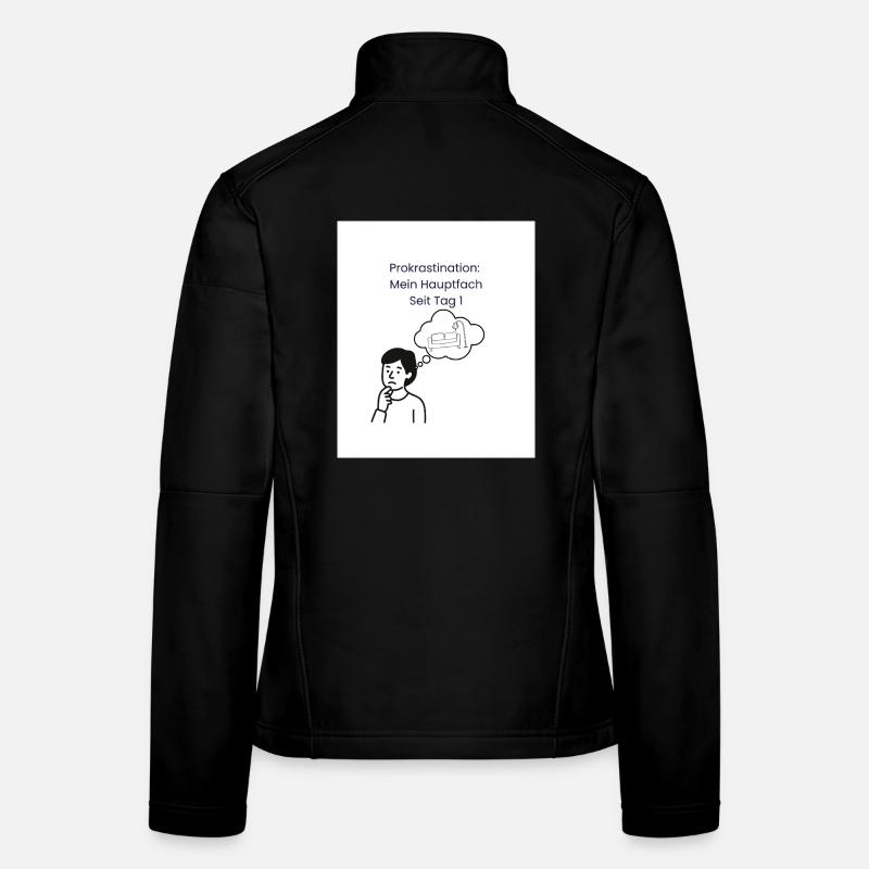 Procrastination: Major since day 1 Women's Softshell Jacket