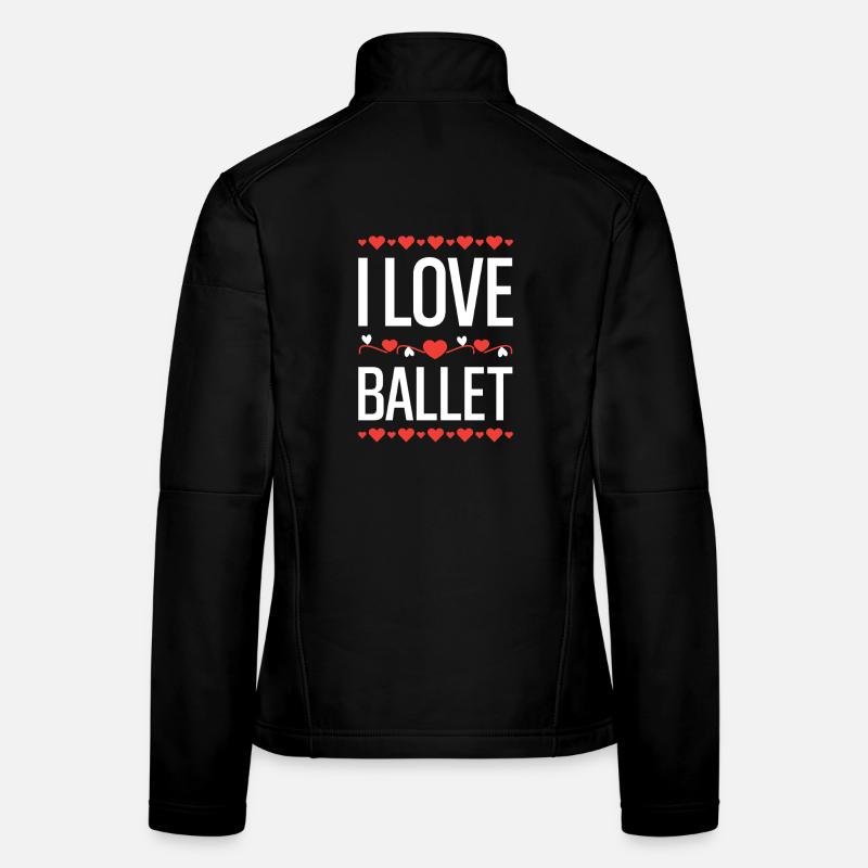 J’adore la danse classique Veste en tissu softshell Femme