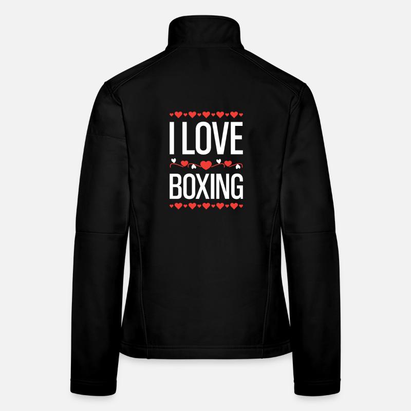 J’adore la boxe Veste en tissu softshell Femme