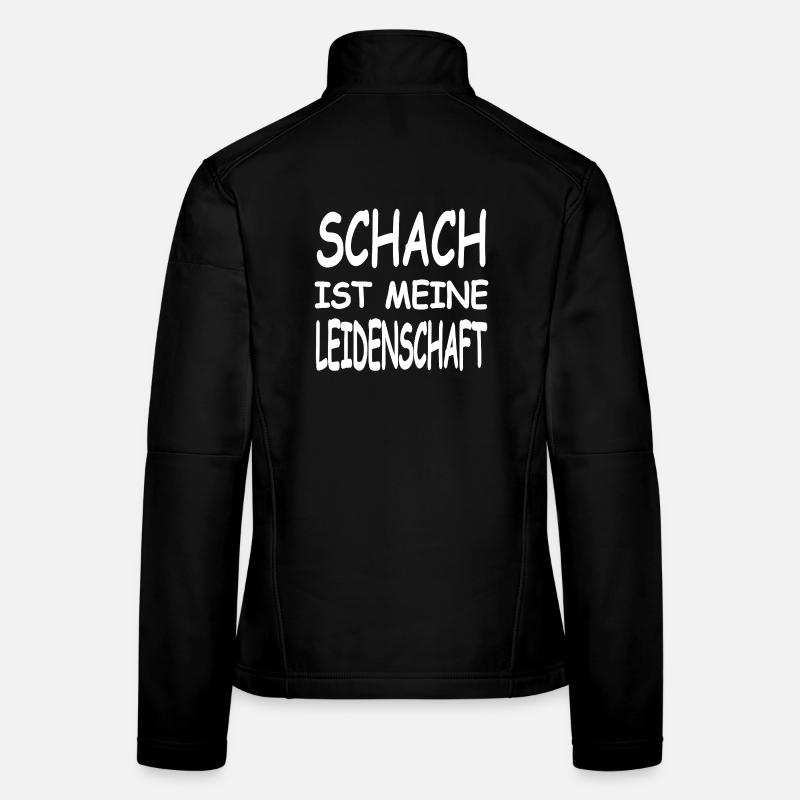 Schach - Frauen Softshelljacke - Schwarz
