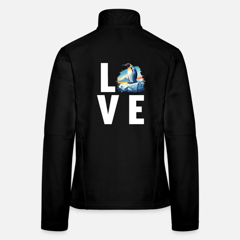 Pinguine Pinguin Frauen Softshelljacke