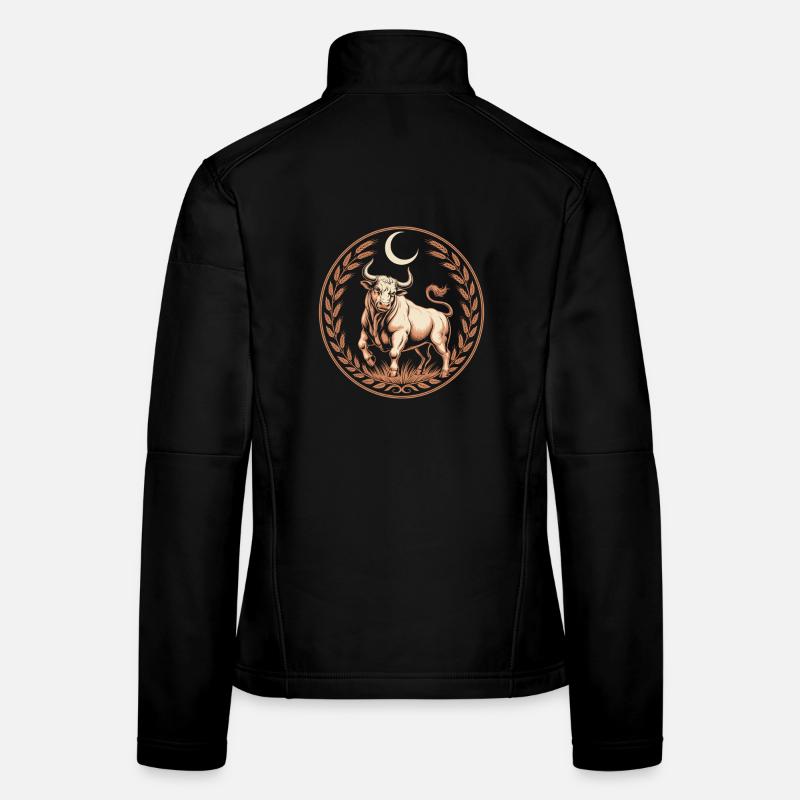 Stier Sternzeichen Mond Lorbeer Kräftiger Taurus Frauen Softshelljacke