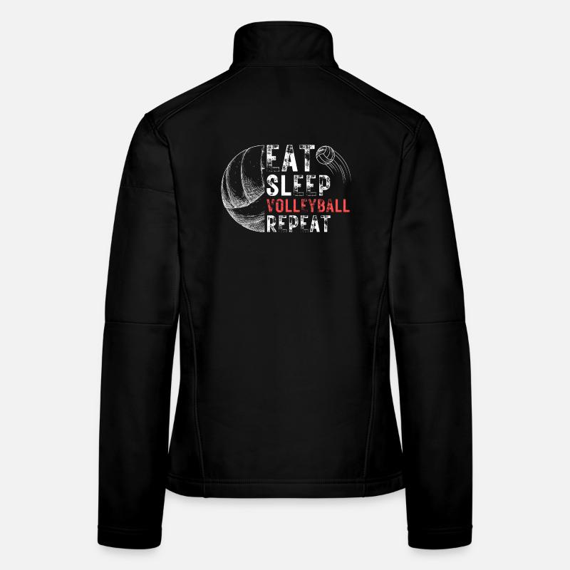 Manger dormir Volley-ball Répéter Veste en tissu softshell Femme