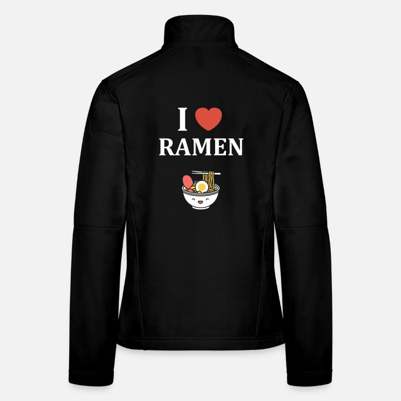 Ich mag Ramen Frauen Softshelljacke