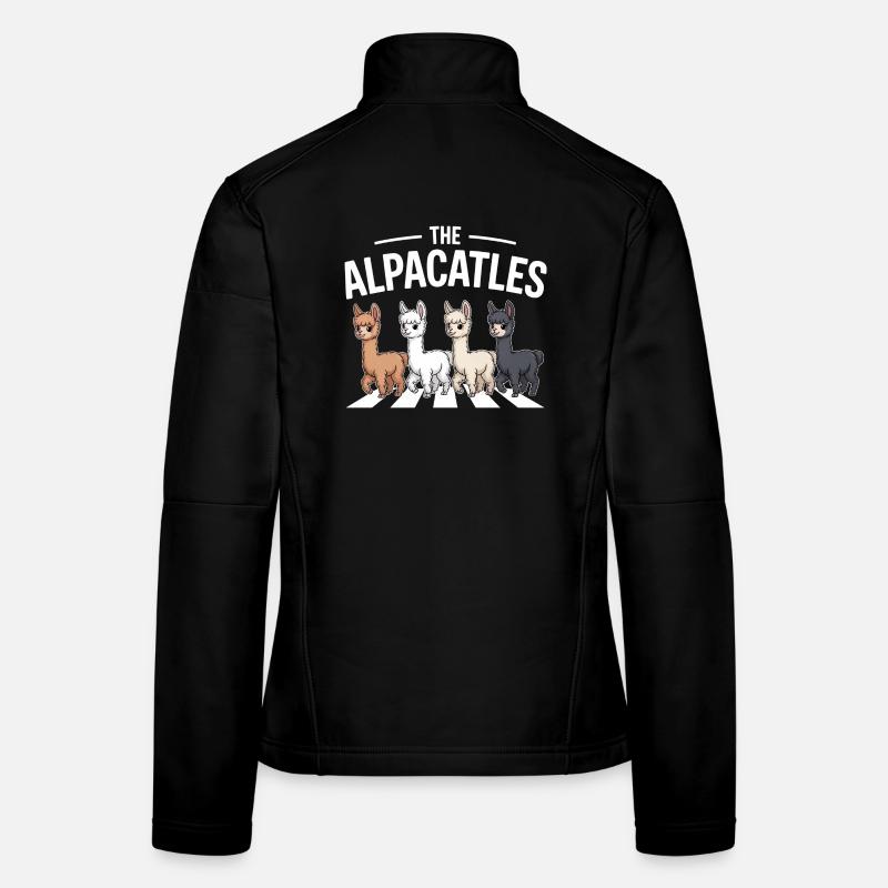 Alpacatles Llama Alpaca Women's Softshell Jacket