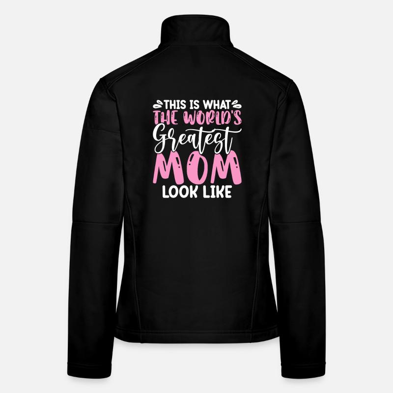 Cadeau de maman Cadeaux de Noël Veste en tissu softshell Femme