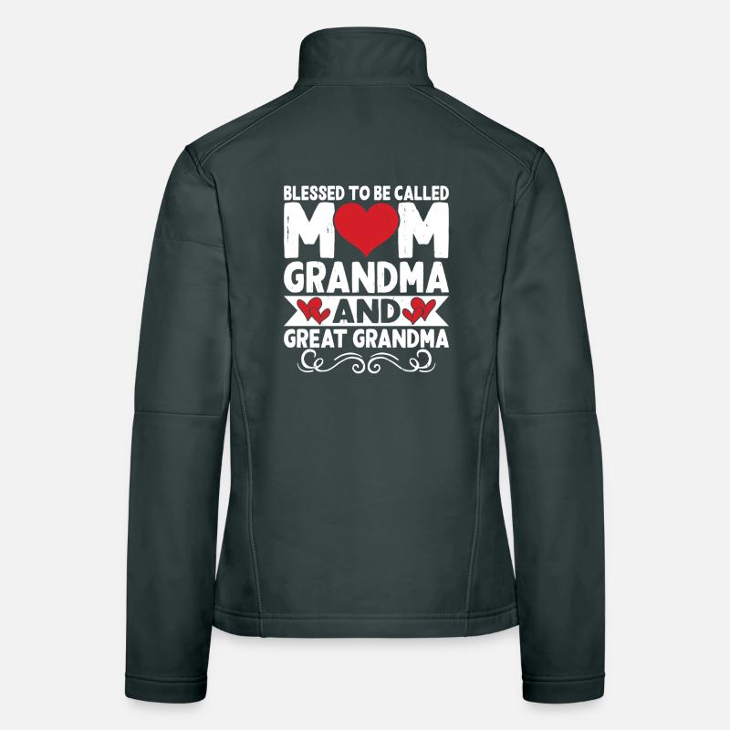 Oma Mama Geschenk Weihnachtsgeschenke Großmutter  Frauen Softshelljacke