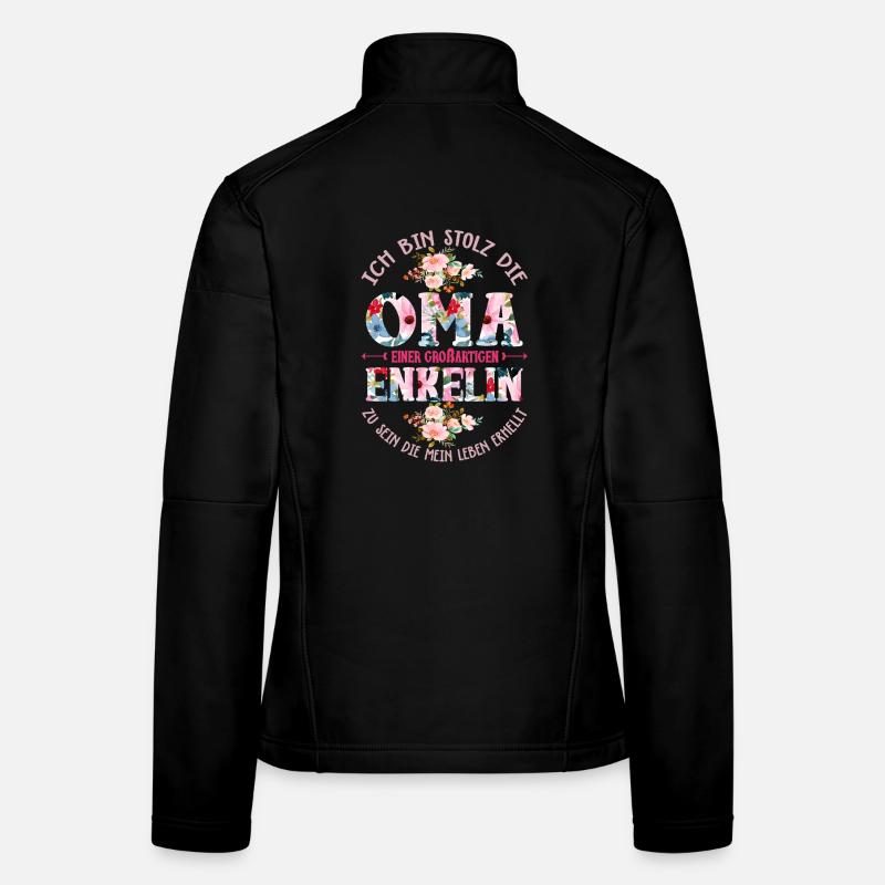 Bin Stolz Die Oma Einer Großartigen Enkelin Frauen Softshelljacke