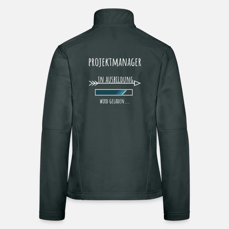 Chef de projet Gestion de projet Etudes Profession Veste en tissu softshell Femme
