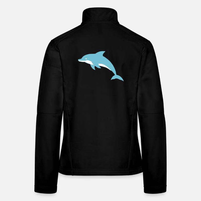 Dolphin Dolphins T-shirt Gift Women's Softshell Jacket
