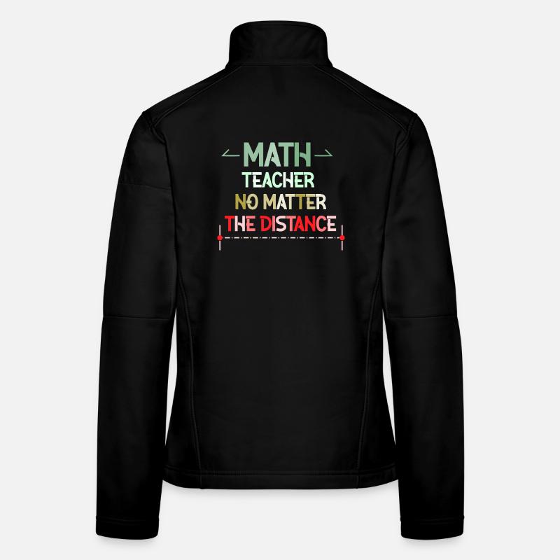 Math Nerd Étudiants Professeur d’Université Mathématiques Veste en tissu softshell Femme