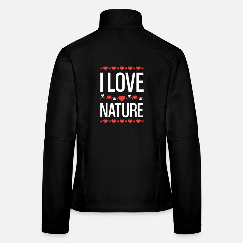 Ich liebe Natur  Frauen Softshelljacke