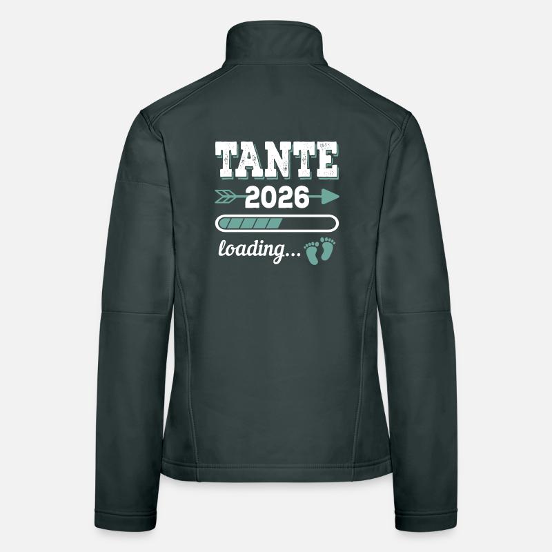 Tante 2026 Loading Werdende Tante Geschenkidee Frauen Softshelljacke