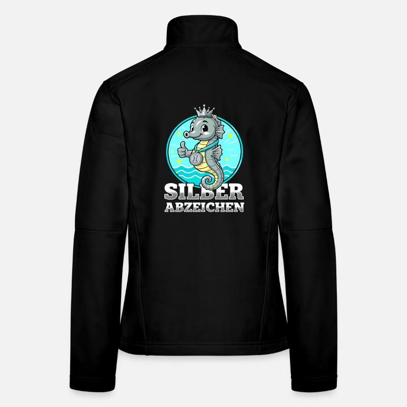 Silver Badge Swimming Passed Performance Women's Softshell Jacket