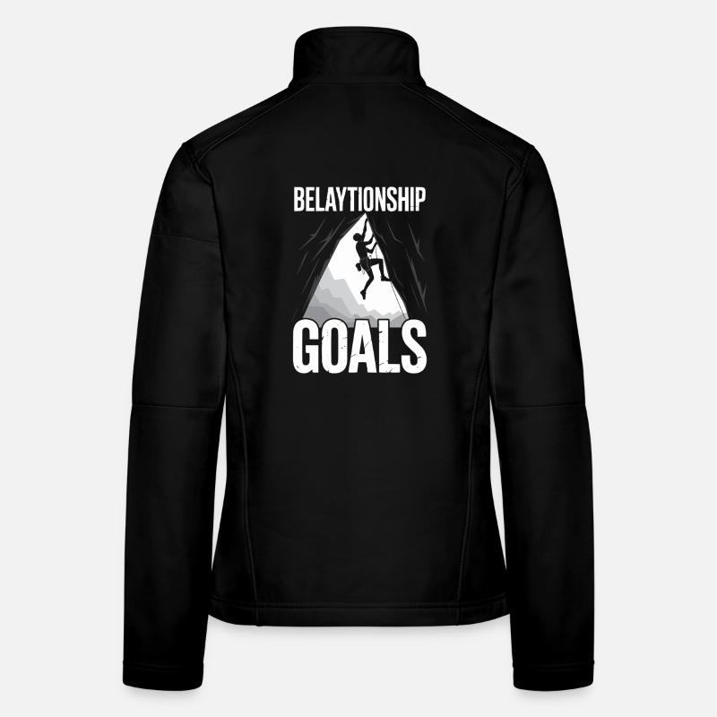 Klettern Bergsteigen Karabiner Bouldern Frauen Softshelljacke