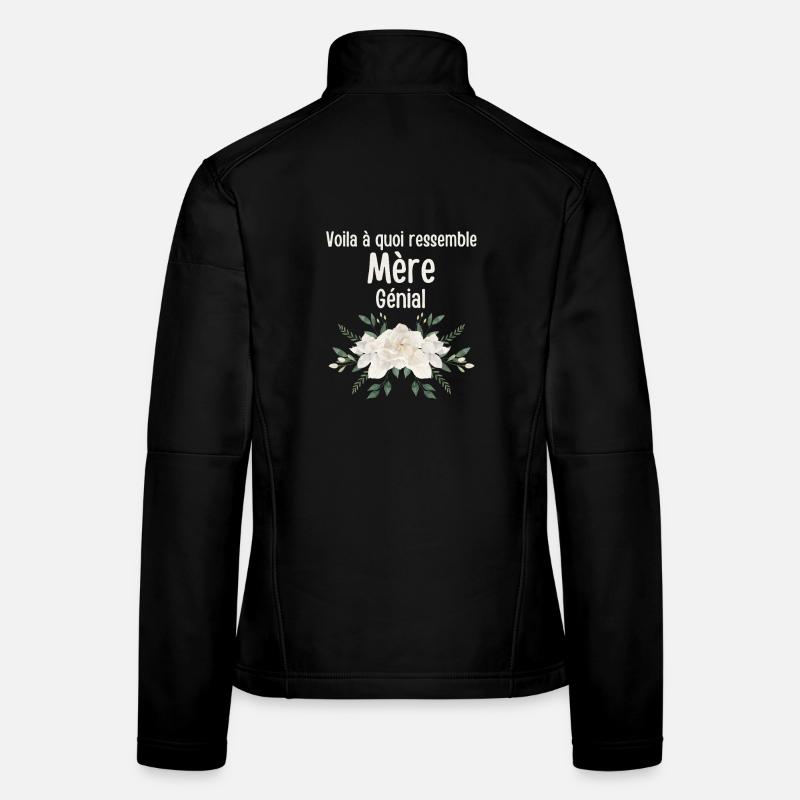 Fantastische Blumenmutter Frauen Softshelljacke