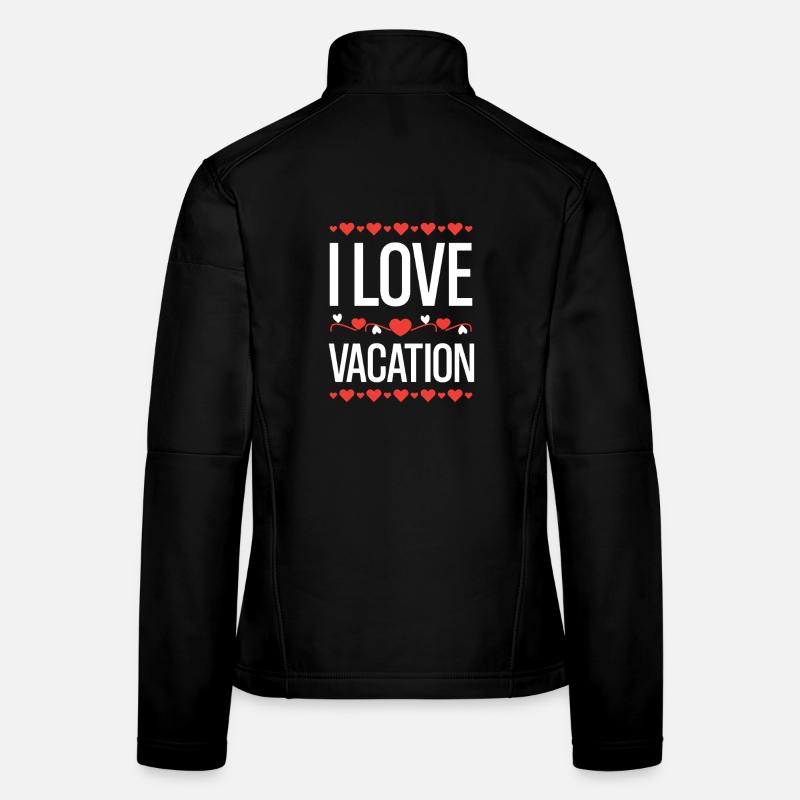 J’adore les vacances Veste en tissu softshell Femme