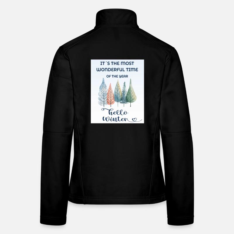 C’est la période la plus merveilleuse de l’année : l’hiver Veste en tissu softshell Femme