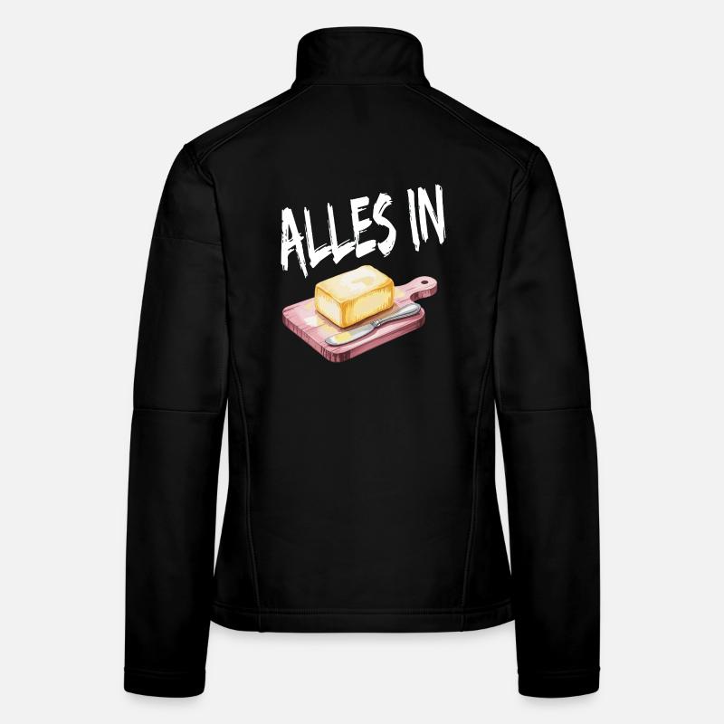 Butterblock Kitchen Art Women's Softshell Jacket