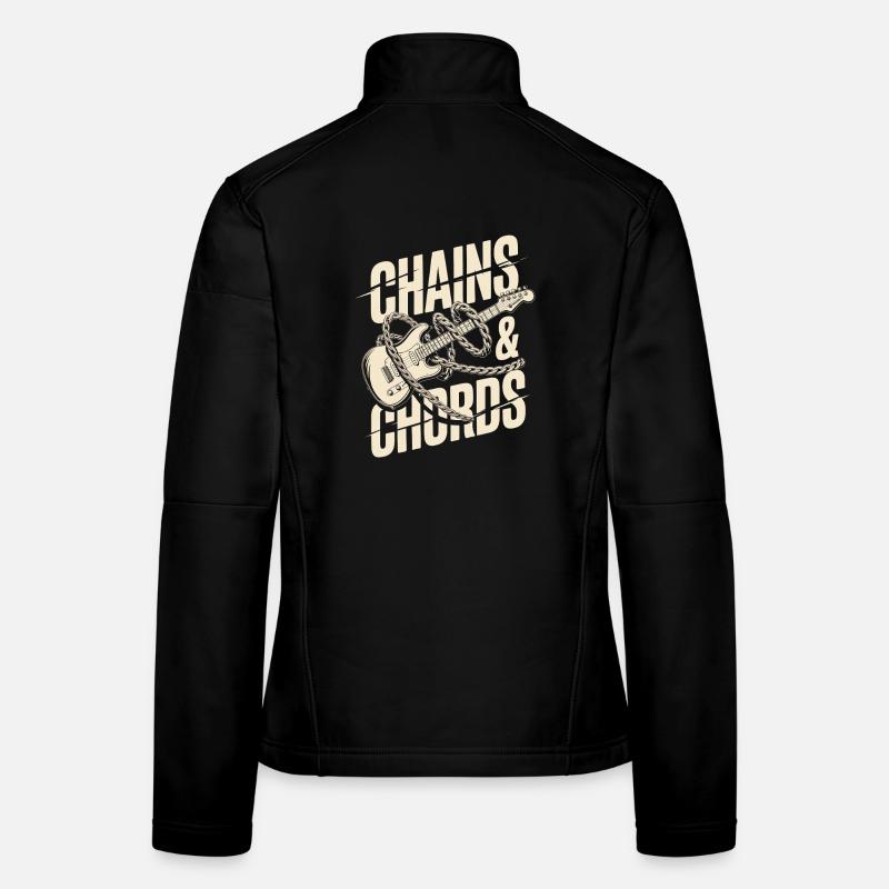 Chains & Chords Punk Rock Music Frauen Softshelljacke
