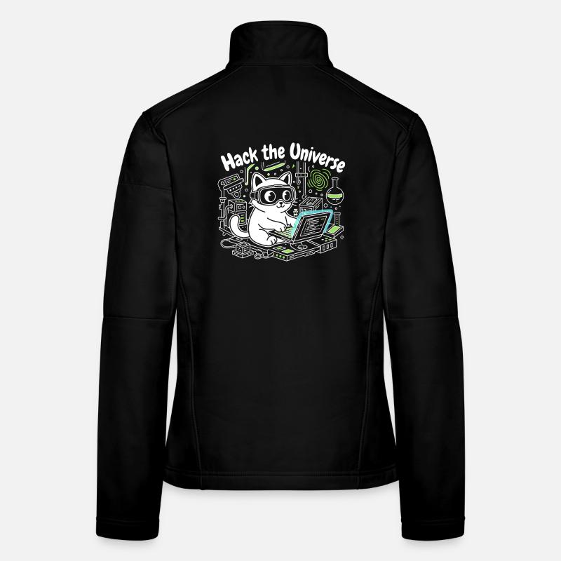 L’univers du crack KatzHacker Veste en tissu softshell Femme
