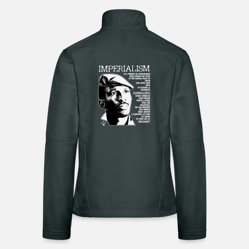 Thomas Sankara : l’impérialisme Veste en tissu softshell Femme