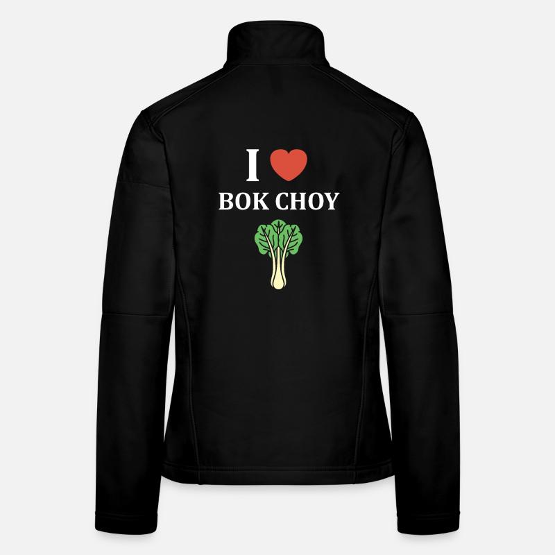 J Adore Bok Choy Grafik Frauen Softshelljacke