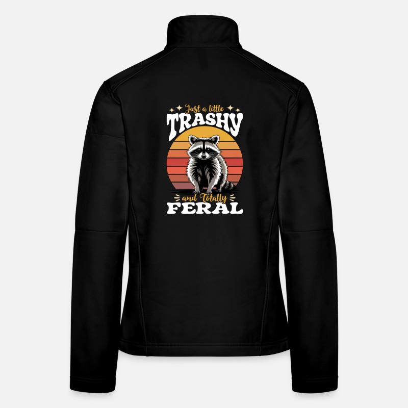 Funny Raccoon Women's Softshell Jacket