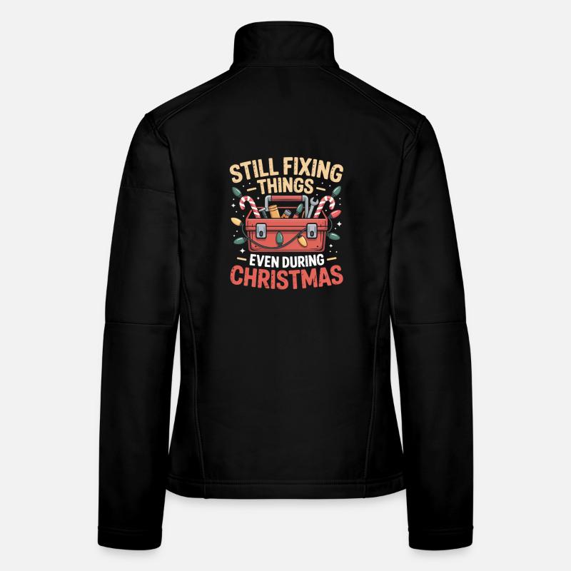 Handwerker Humor Frauen Softshelljacke