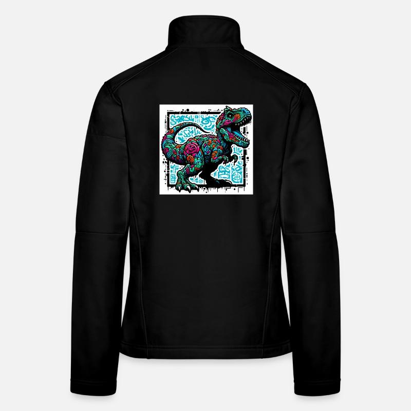 Dinosaurier Frauen Softshelljacke