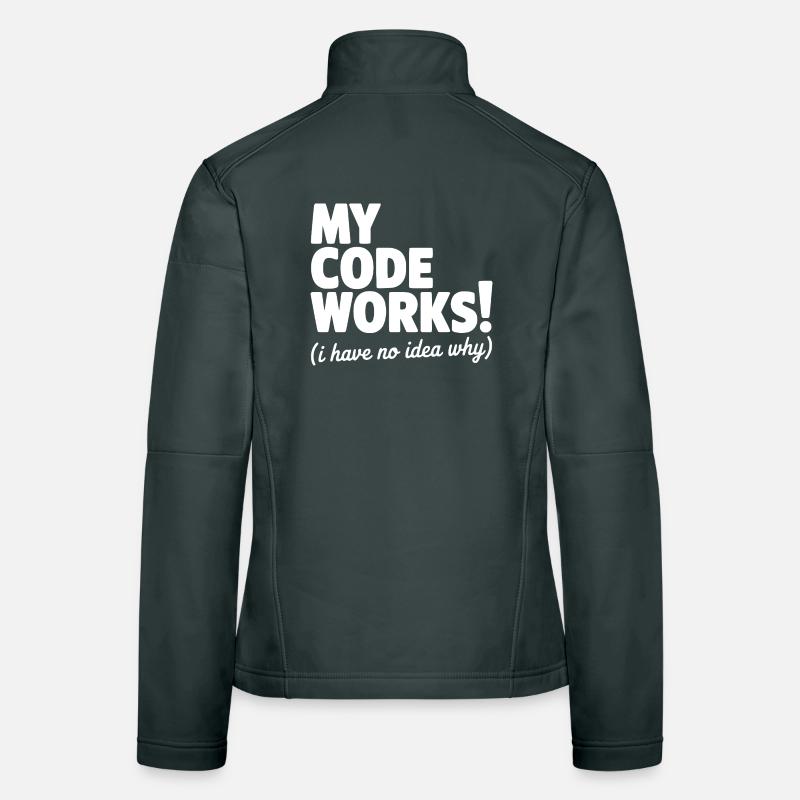 Mon code fonctionne ! (Je ne sais pas pourquoi) Veste en tissu softshell Femme
