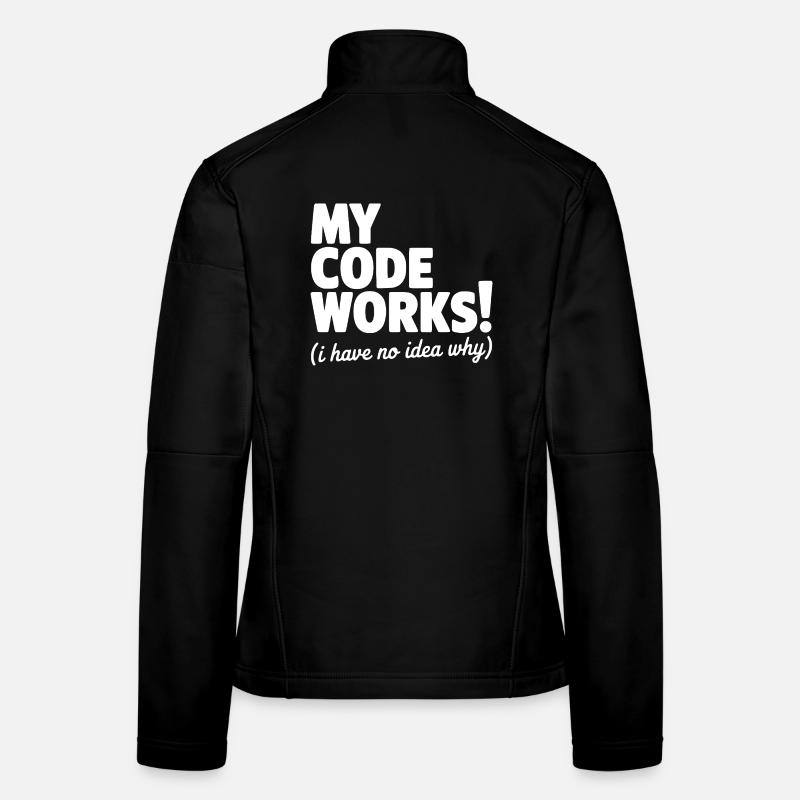 Mon code fonctionne ! (Je ne sais pas pourquoi) Veste en tissu softshell Femme