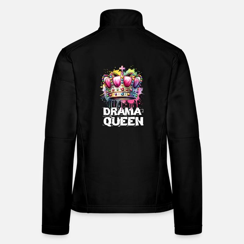Reine de tout avec de l’attitude et du style Veste en tissu softshell Femme