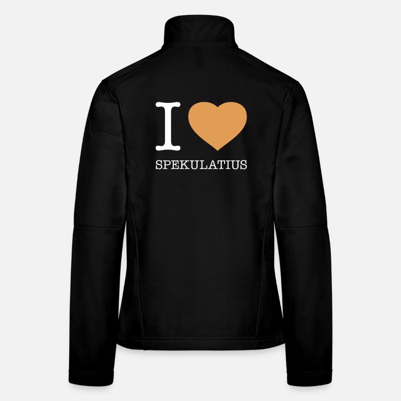 J’adore le spéculoos Veste en tissu softshell Femme