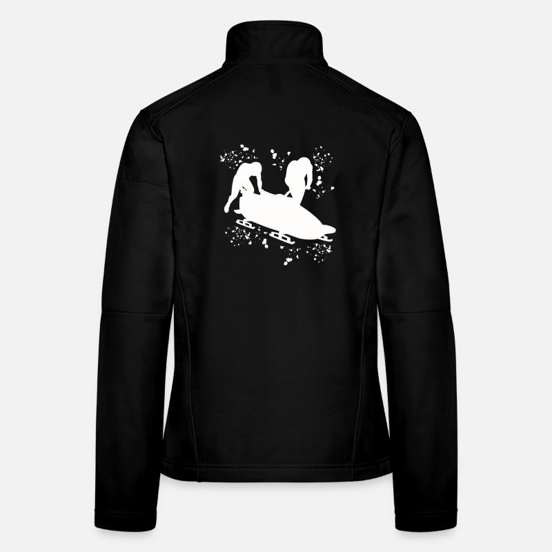 Bobsleigh Bobsleigh à deux Veste en tissu softshell Femme