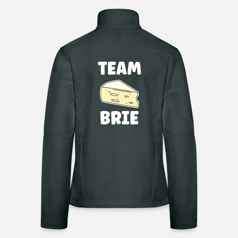 Humor brie cheese Women's Softshell Jacket