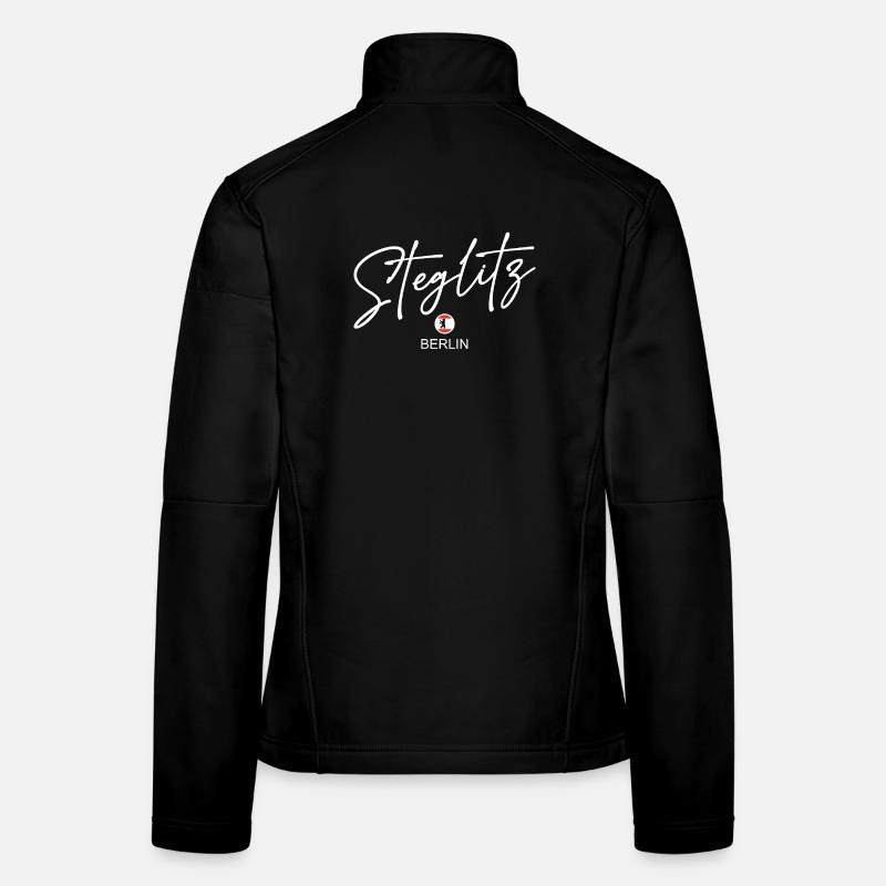 Steglitz - Drapeau de Berlin - Ours de Berlin Veste en tissu softshell Femme