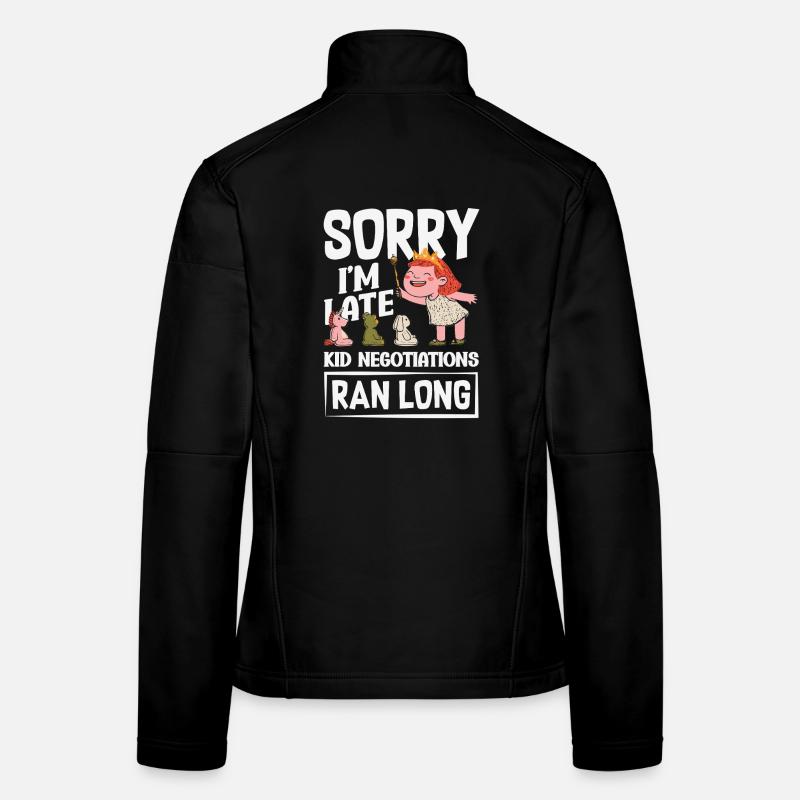 Sorry I'm late. Women's Softshell Jacket