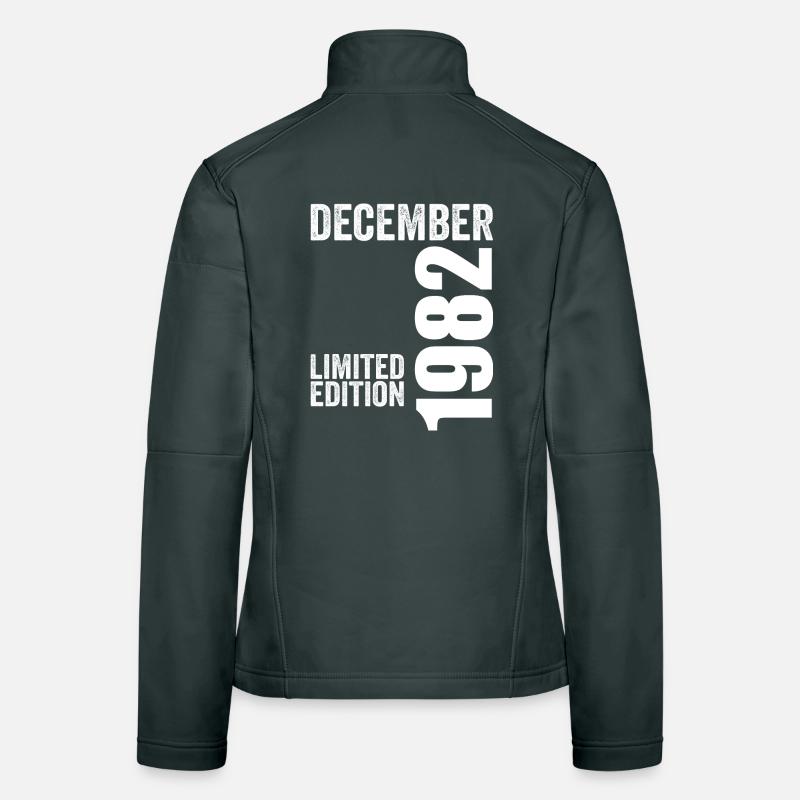 Retro-Geburtstagsgeschenk - Dezember 1982 Frauen Softshelljacke
