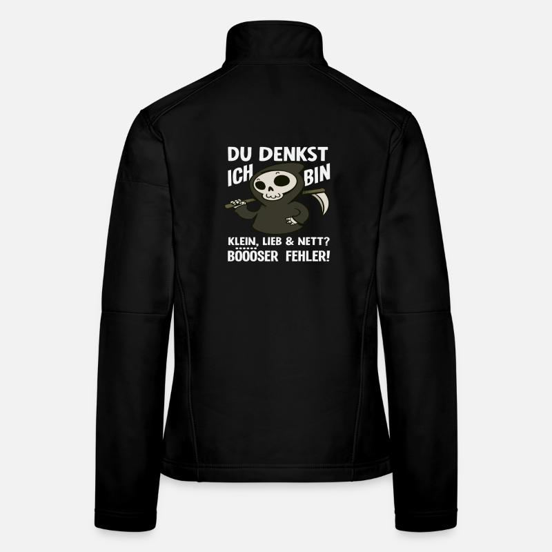Bad mistake Little Grim Reaper Women's Softshell Jacket