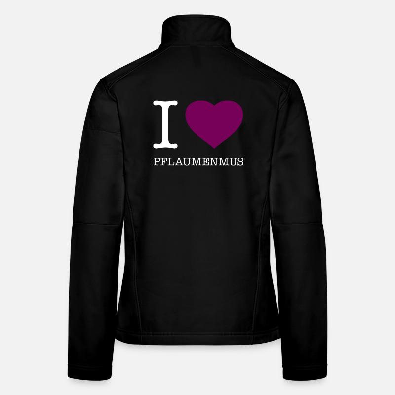 J’adore la confiture de prunes Veste en tissu softshell Femme
