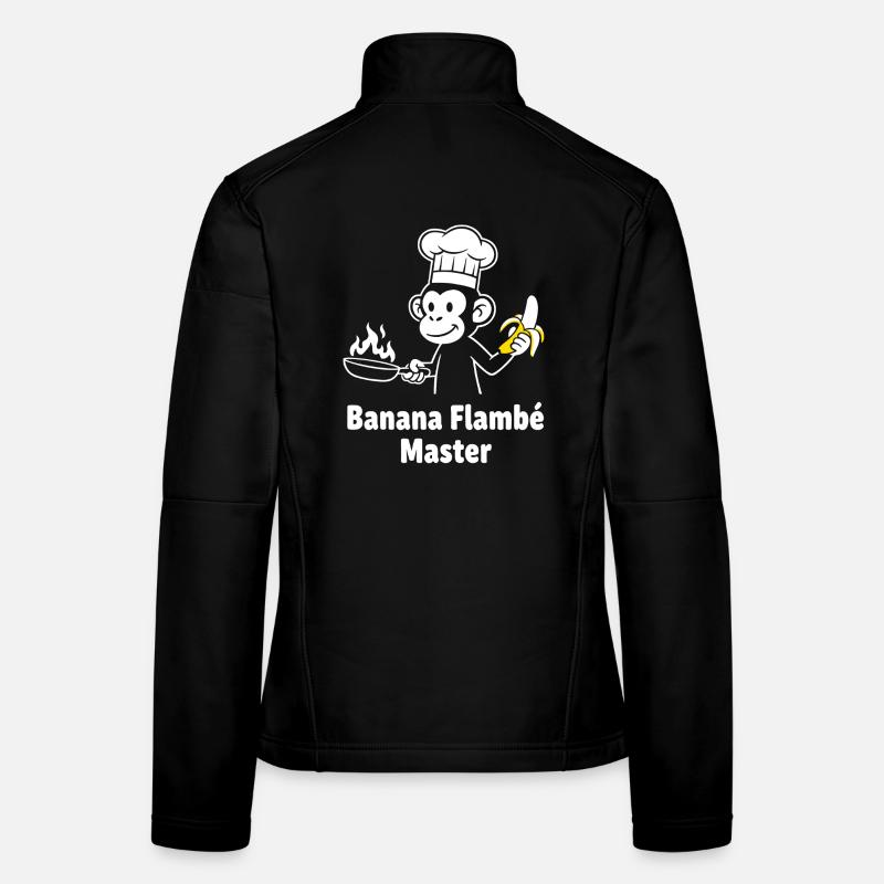 Banana Flambé Master Women's Softshell Jacket